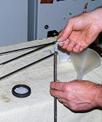 Refitting corner keys in misted sealed double glazing